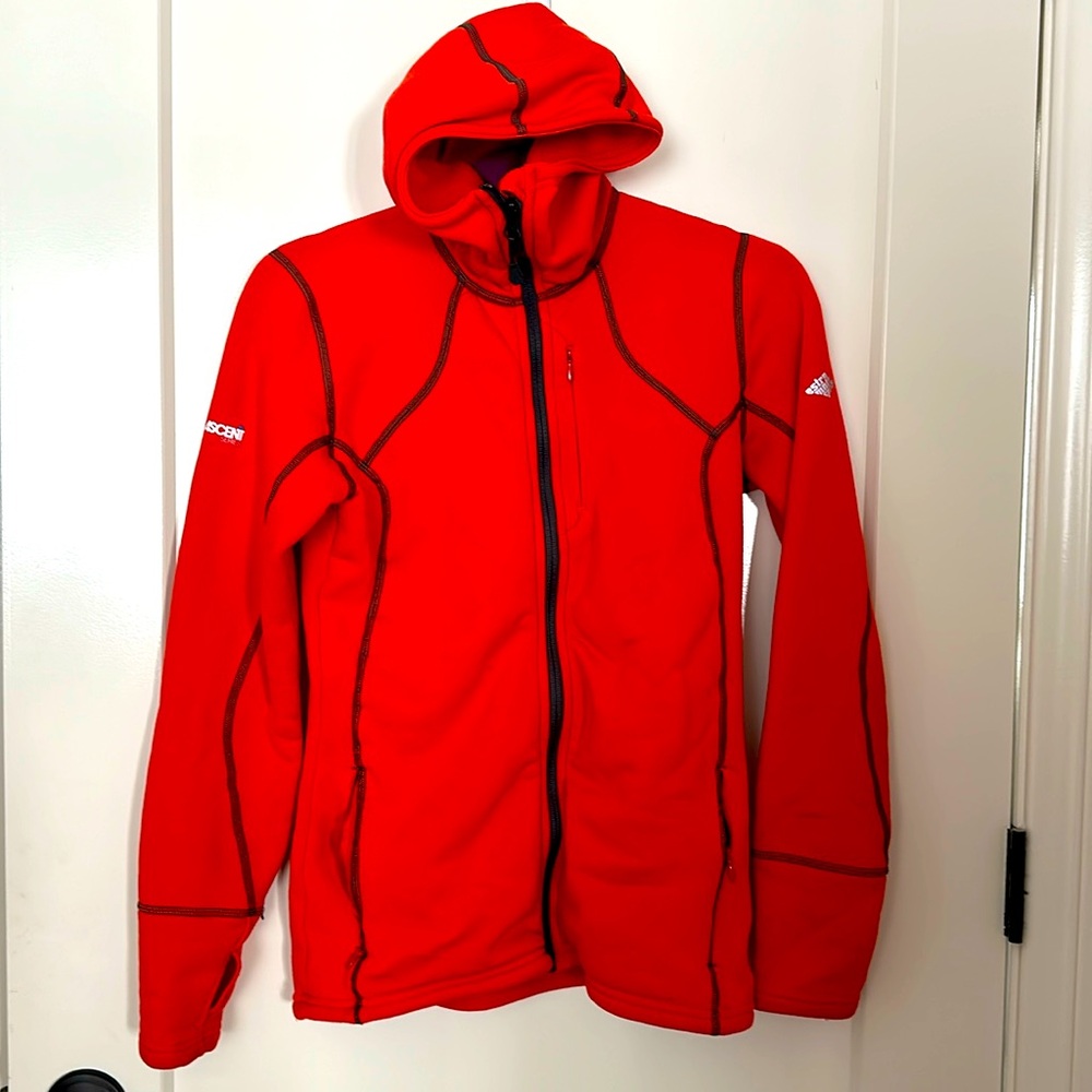 EMS Eastern Mountain Sport Polar Stretch hoodie Zipup jacket size small